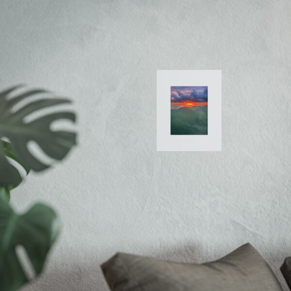 Serene Ocean Sunset Fine Art Poster for Home Decor - Image 2